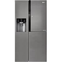 Los mejores  - LG GSJ361DIDV Independiente 591L A+ Acero inoxidable nevera puerta lado a lado - Frigorífico side-by-side (Independiente…
